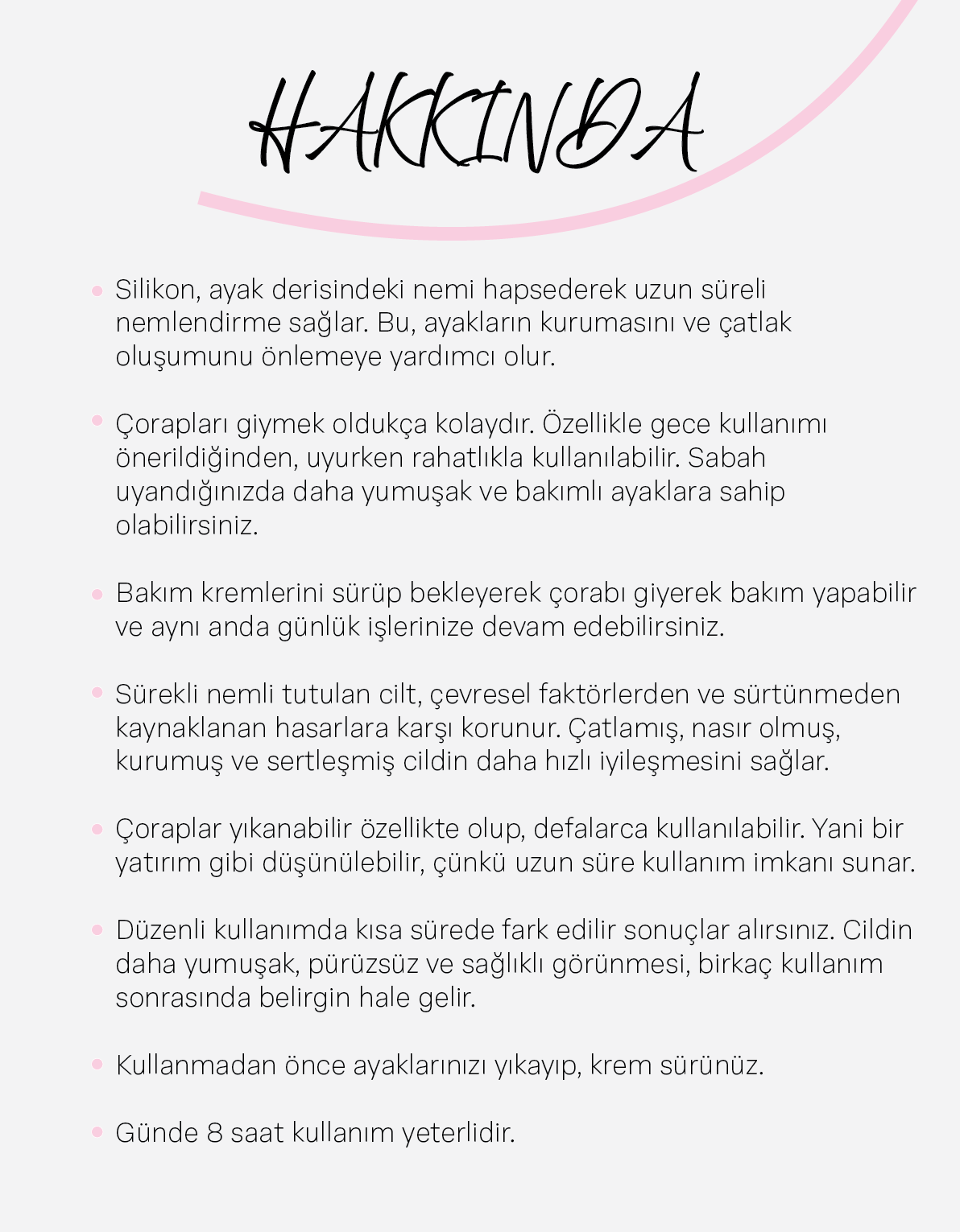 Slikon Jel Ayak Nemlendirici Çorap