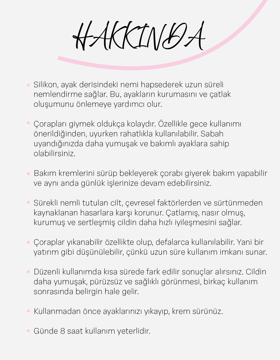 Slikon Jel Ayak Nemlendirici Çorap